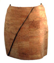 Women cork skirt