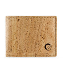 Cork wallet with coin pocket