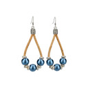 Cork earrings - 3b