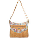 Crossbody bag with flowers