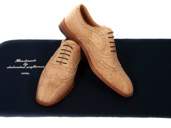 Cork shoe Oxford style for woman