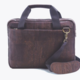 Brown cork laptop bag