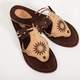 Women sandal in cork 2 in 1