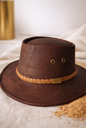 Chapéu Australiano em cortiça castanha